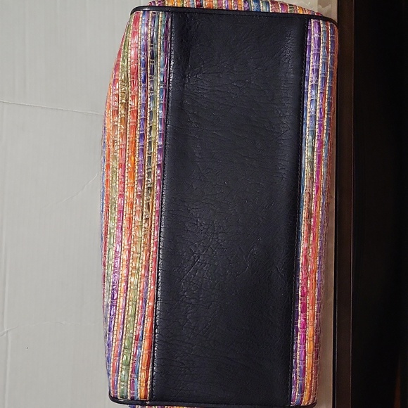 Henri Bendel leather & weaver large bag - Picture 4 of 12